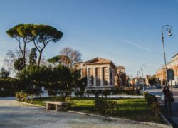 Kuva Forum Boariumista, Roomassa Tiberjoen lähellä sijaitsevasta vanhasta karjatorista