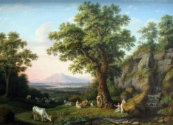 Jacob Philipp Hackertin maalaus antiikin maisemasta