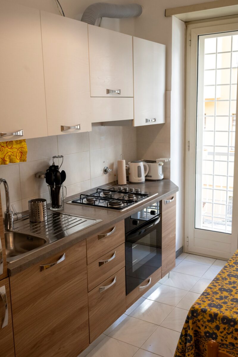 Valokuva Via Faldan keittiöstä.