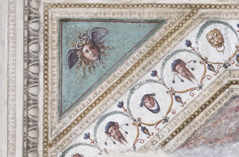 Detail from Villa Lante's ceiling.
